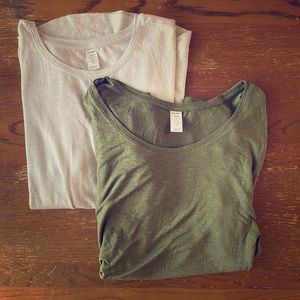 Set of 2 Luxe Short Sleeve Shirts